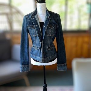 Women’s Chaps denim jacket, large, excellent used condition!